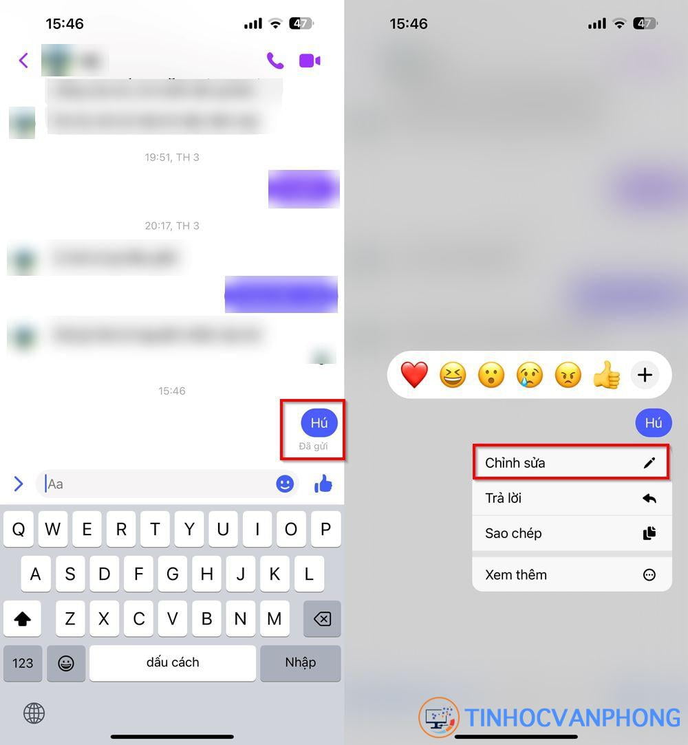 Cách chỉnh sửa tin nhắn đã gửi trên Messenger - Ảnh 2