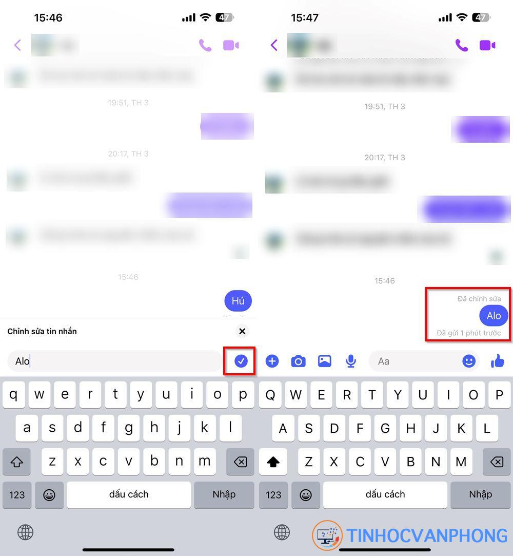 Cách chỉnh sửa tin nhắn đã gửi trên Messenger - Ảnh 3