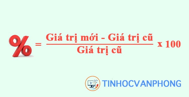 tính chênh lệch phần trăm trong Excel - Ảnh 1