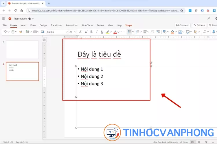 Tùy chọn bố cục PowerPoint Online là gì?