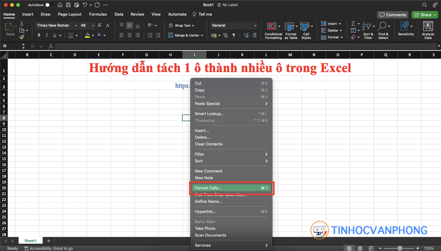 Hướng dẫn tách 1 ô thành nhiều ô trong Excel - Ảnh 2