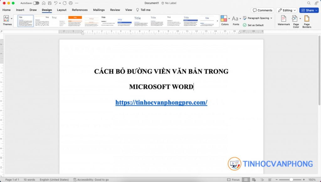 Cách loại bỏ khung văn bản và đường viền bảng trong Word - Ảnh 3