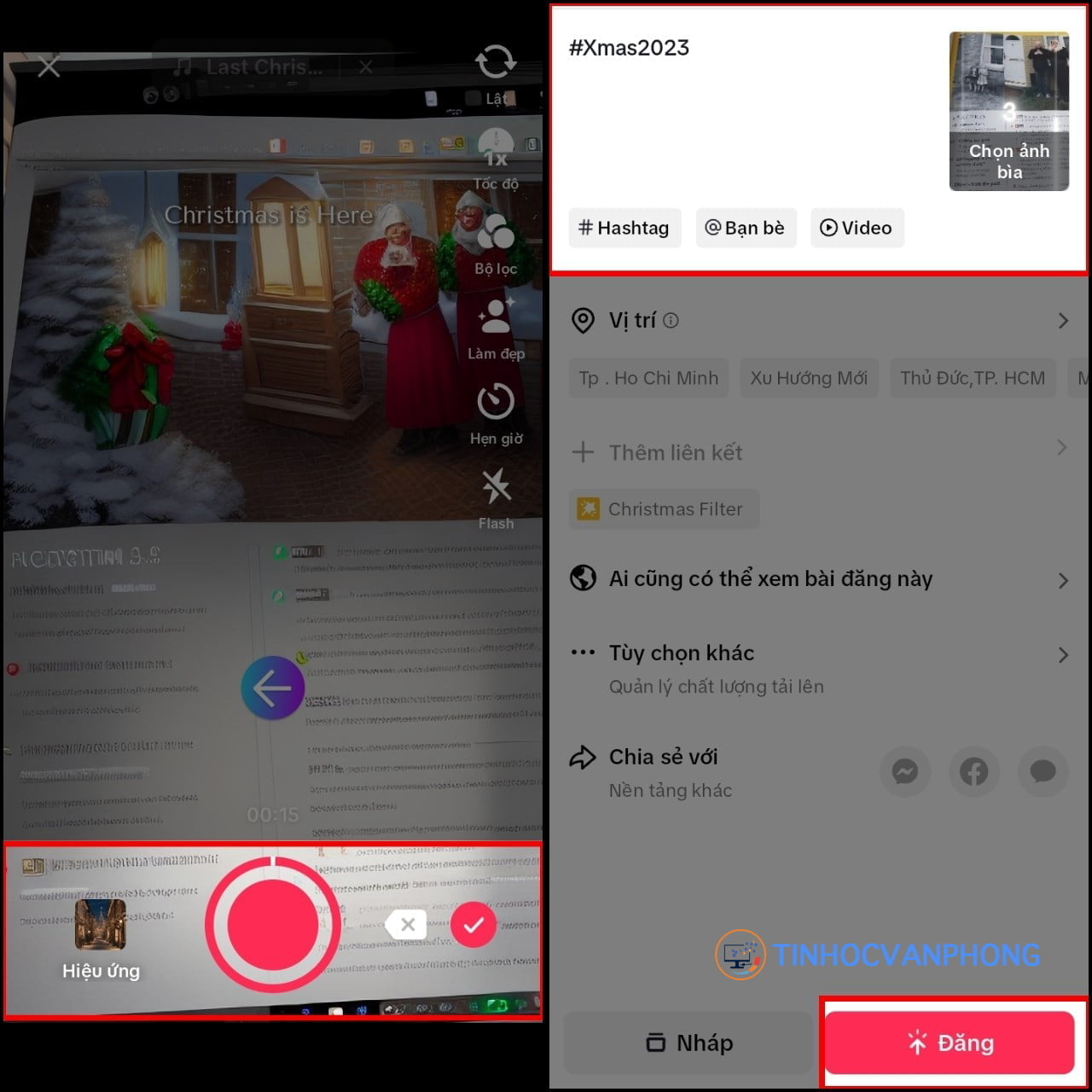 Cách quay video filter Christmas AI trên TikTok - Ảnh 2