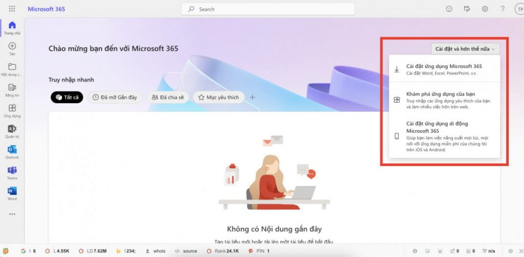 Khám Phá Microsoft Office 365: Sức Mạnh và Tiện Ích Cho Người Dùng - Ảnh 10