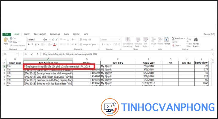 cách xuống dòng mới trong Excel và Google Spreadsheets - Ảnh 1