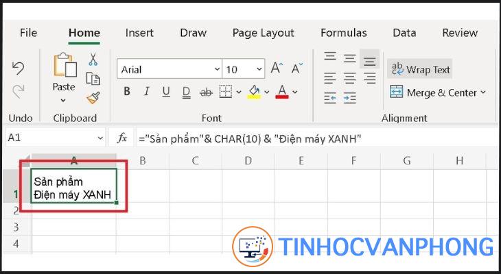 cách xuống dòng mới trong Excel và Google Spreadsheets - Ảnh  12