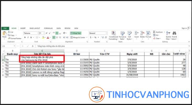 cách xuống dòng mới trong Excel và Google Spreadsheets - Ảnh 2