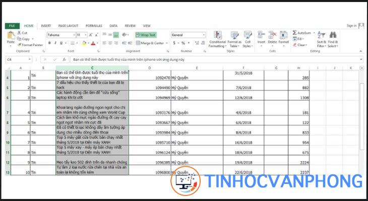 cách xuống dòng mới trong Excel và Google Spreadsheets - Ảnh 7