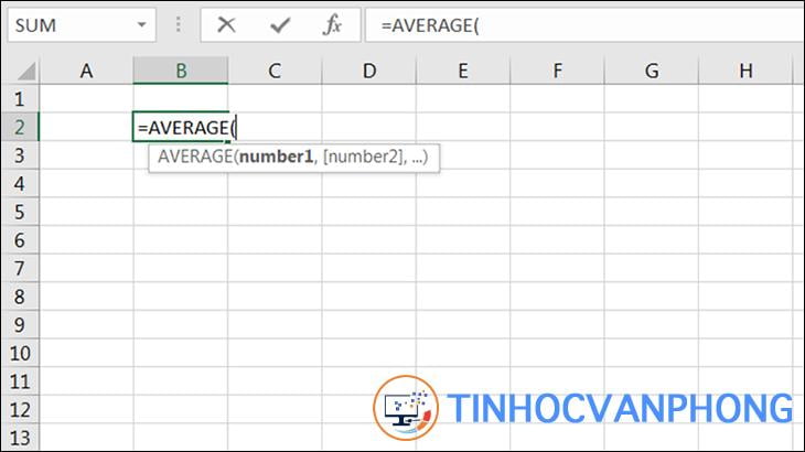 Hàm AVERAGE trong Excel - Ảnh 1