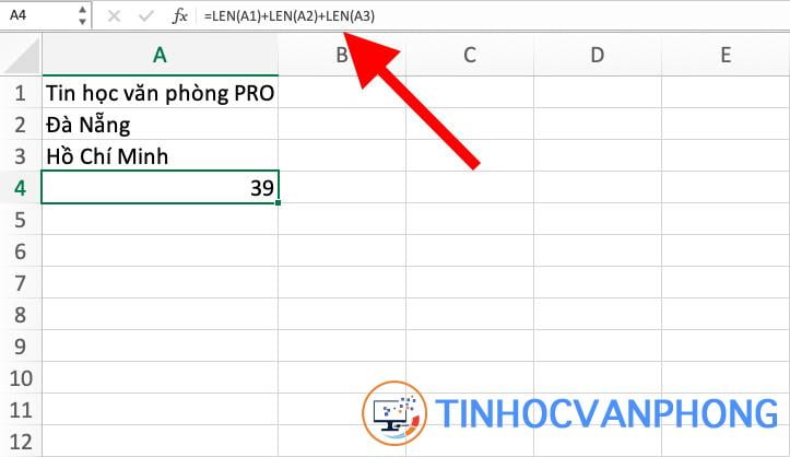 hàm LEN trong Excel - Ảnh 3