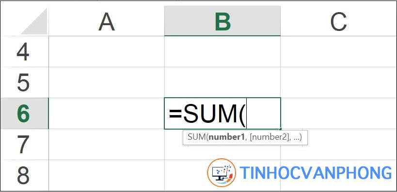 Hàm SUM trong Excel - Ảnh 1