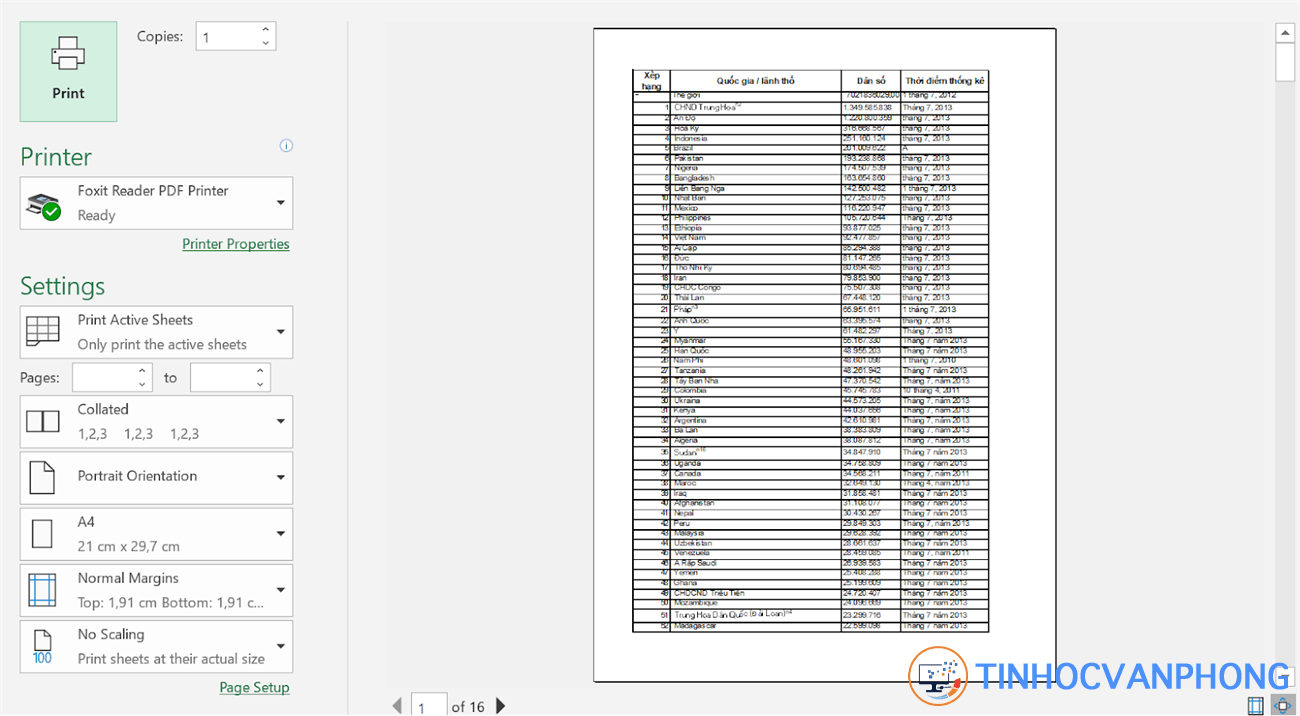 Hướng dẫn in tất cả trang tính trong Excel cùng một lúc - ảnh 3