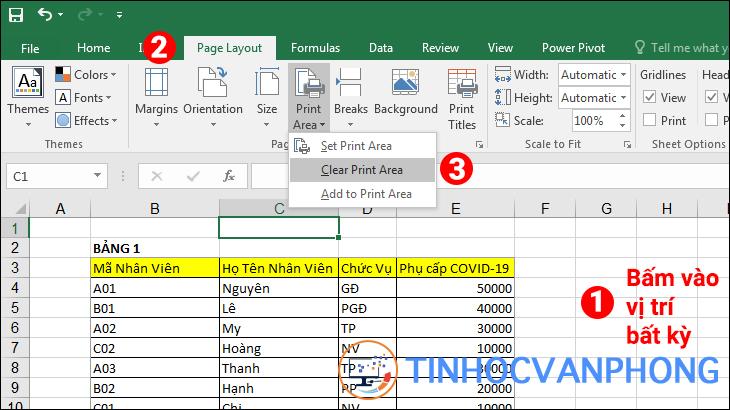 Hướng dẫn xóa vùng in đã thiết lập - Ảnh 1