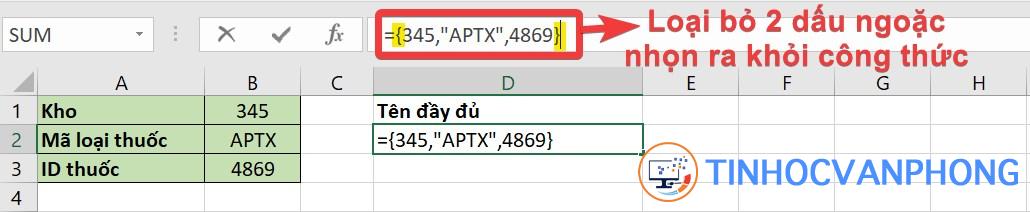 Cách sử dụng hàm CONCATENATE để nối chuỗi trong Excel - Ảnh 6