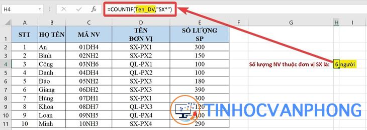 Những lưu ý khi dùng hàm đếm Excel - Ảnh 3