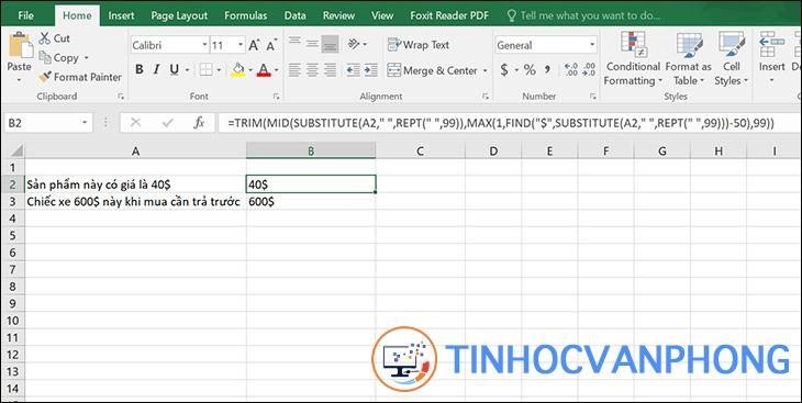 Hướng dẫn sử dụng hàm MID trong Excel để tách chuỗi - Ảnh 5