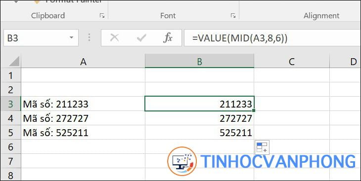 Hướng dẫn sử dụng hàm MID trong Excel để tách chuỗi - Ảnh 6