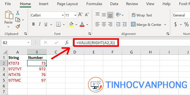 hàm VALUE trong Excel - Ảnh 2