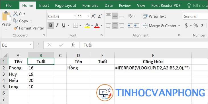 Hướng dẫn sửa lỗi #N/A trong Excel đơn giản và dễ hiểu nhất - Ảnh 3