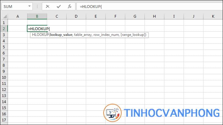 Hàm HLOOKUP trong Excel - Ảnh 1