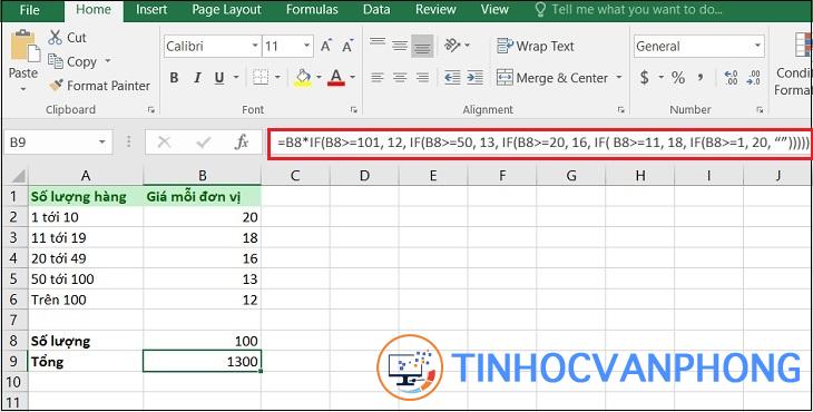 hàm IF lồng nhiều điều kiện trong Excel - Ảnh 3