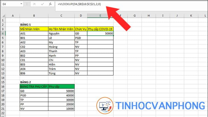 Hàm VLOOKUP trong Excel - Ảnh 2