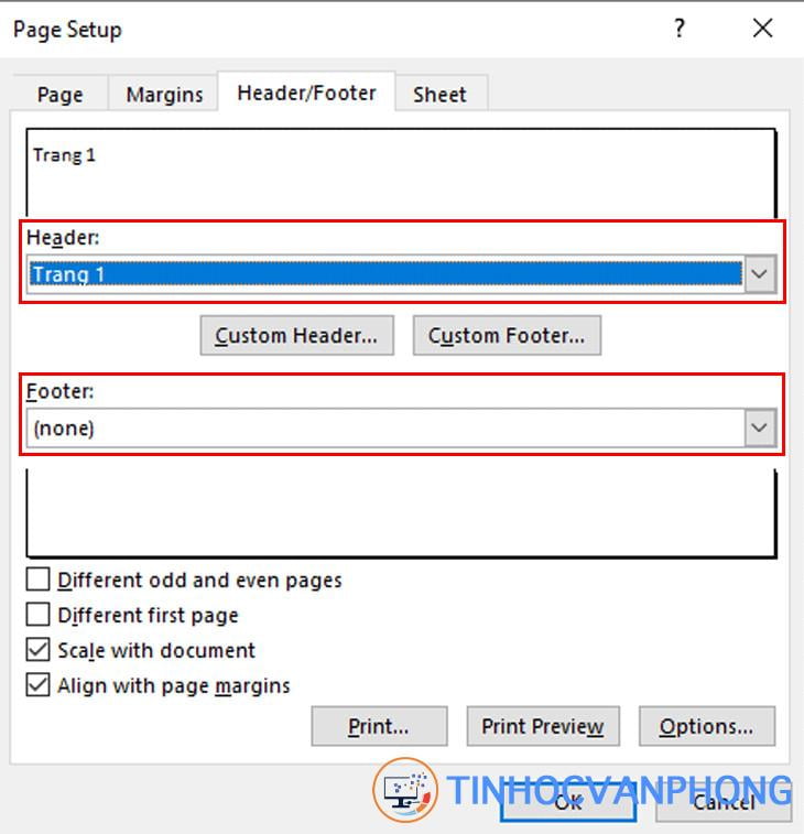 cách đánh số thứ tự trang trong Excel khi in - Ảnh 4