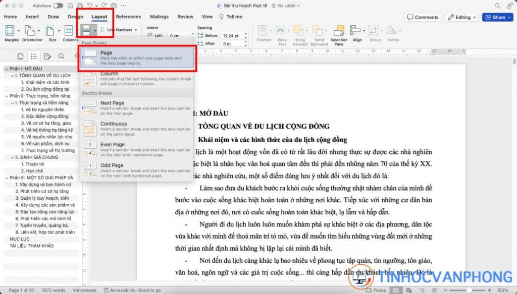 Hướng dẫn tạo mục lục tự động trong Word Office 365 - Ảnh 6