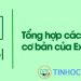 Các hàm cơ bản trong Excel mà mọi người cần biết để nâng cao hiệu suất công việc