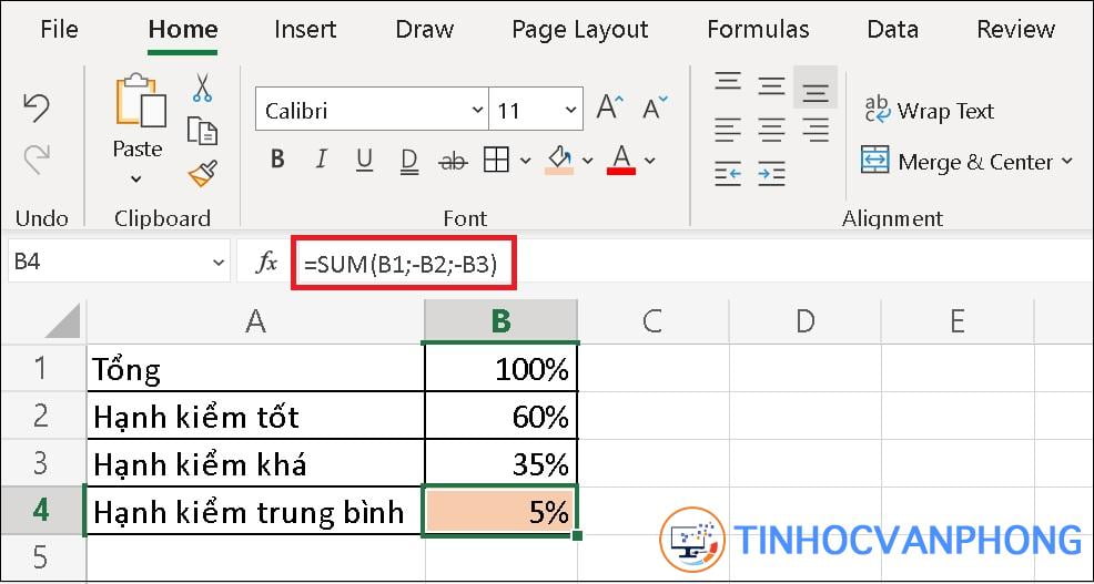 hàm trừ trong Excel - Ảnh 6