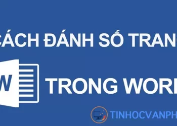 6 cách đánh số trang trong word