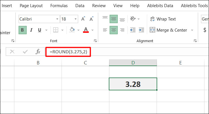 cách làm tròn số trong Excel - Ảnh 2