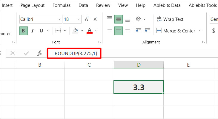 cách làm tròn số trong Excel - Ảnh 7