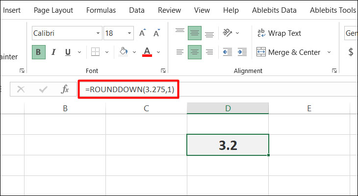 cách làm tròn số trong Excel - Ảnh 6