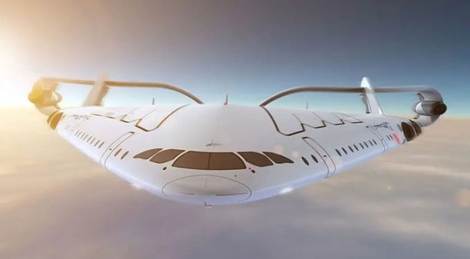 Thiết kế máy bay siêu thanh không cánh 1.850km/h - Ảnh 1