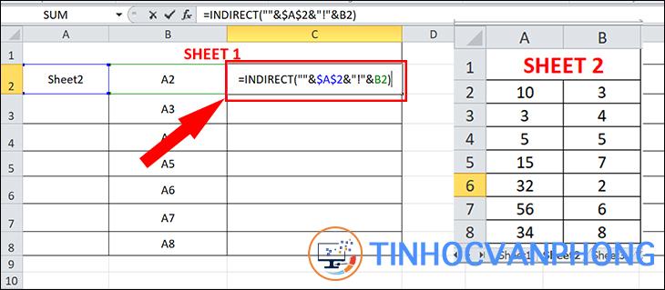 Hướng dẫn dùng hàm INDIRECT trong Excel để tham chiếu dễ hiểu nhất - Ảnh 5