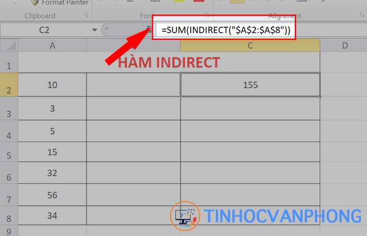 Hướng dẫn dùng hàm INDIRECT trong Excel để tham chiếu dễ hiểu nhất - Ảnh 7