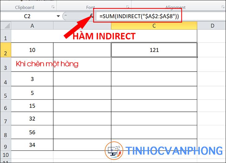 Hướng dẫn dùng hàm INDIRECT trong Excel để tham chiếu dễ hiểu nhất - Ảnh 8