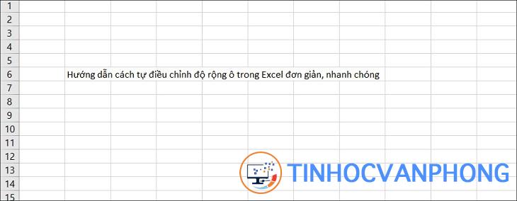 Kích thước ô quá nhỏ so với độ dài dữ liệu sẽ khiến một phần dữ liệu chiếm vị trí của những ô khác