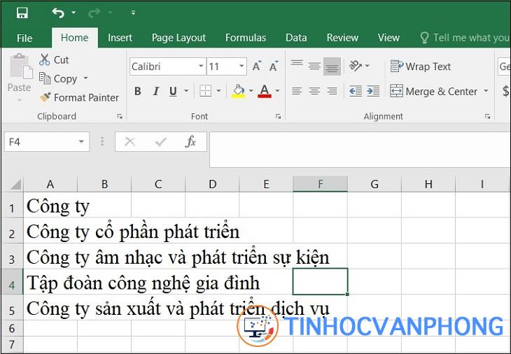 Tính năng AutoFit giúp điều chỉnh độ rộng các cột Excel vừa với nội dung bên trong